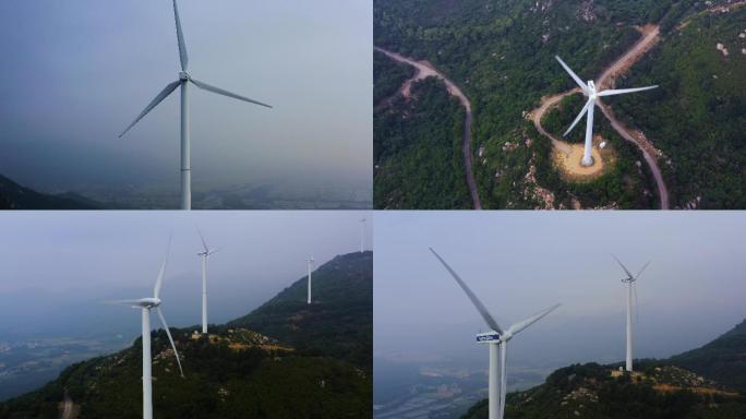 江门台山风车山 航拍 4K