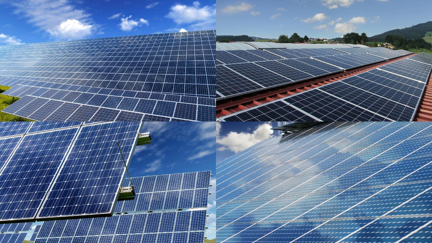 光伏太阳能 屋顶光伏 清洁能源