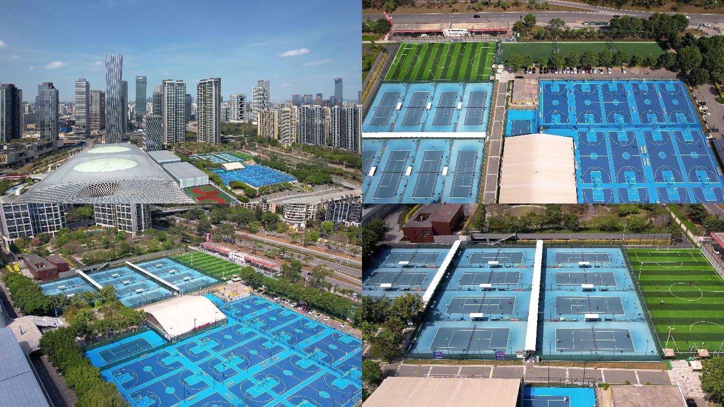 2020深圳湾体育中心足球篮球场