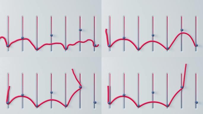 红色绳子绳子教学动画