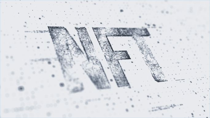 NFT显示器片头标题企业宣传