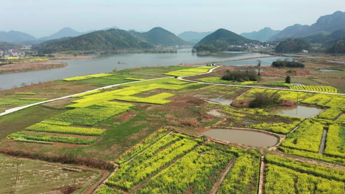 诗画浦江浙江田园风光4K航拍