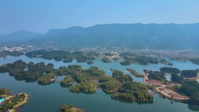 重庆大足龙水湖航拍