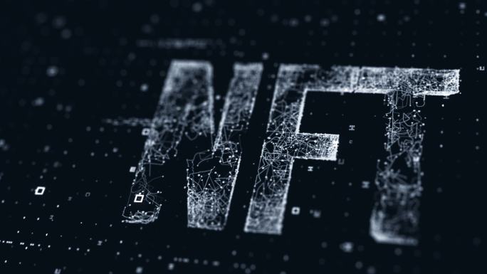 NFT显示器标题文字logo