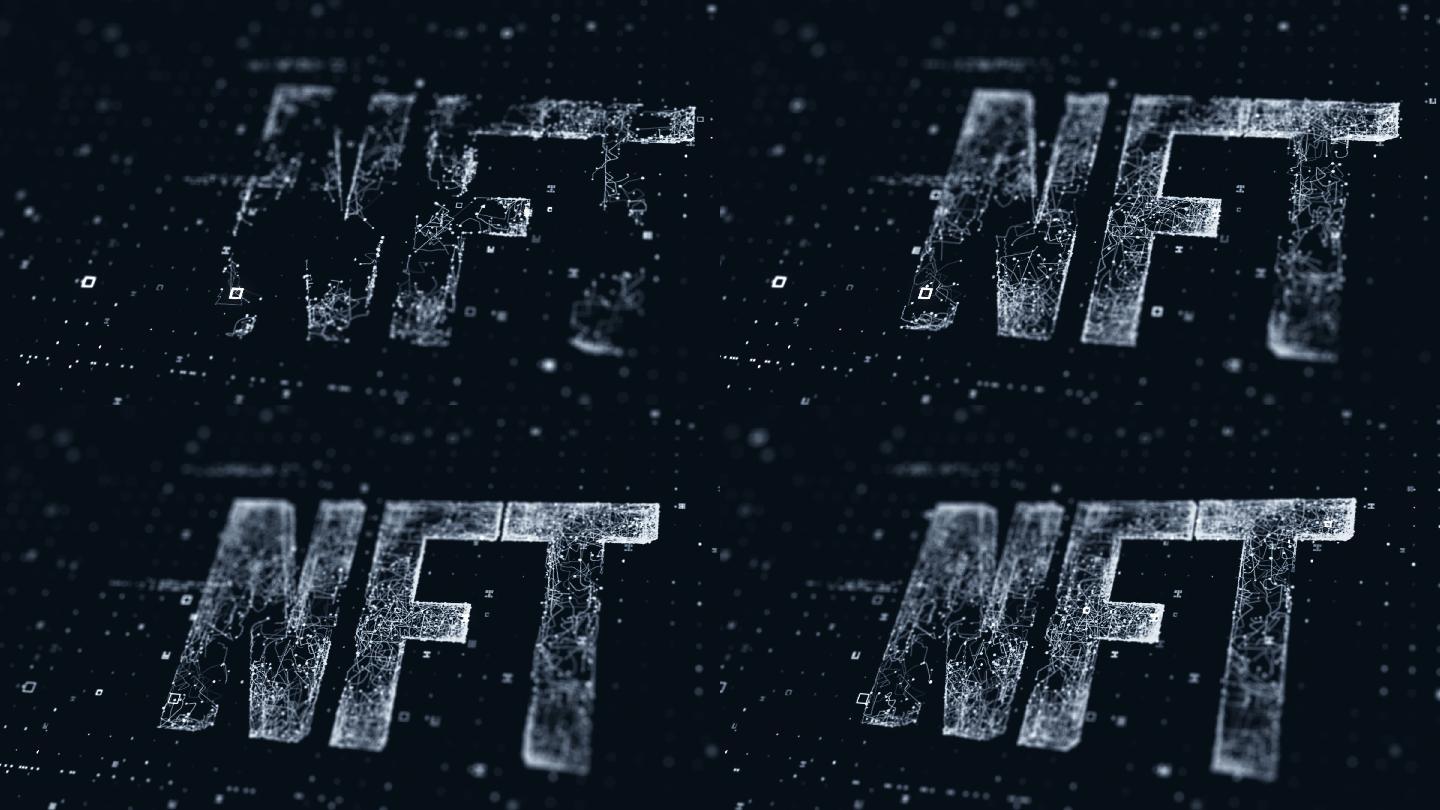NFT显示器标题文字logo