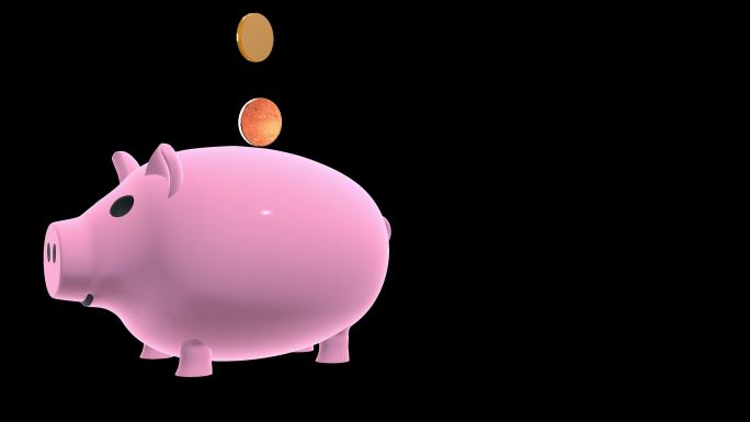 小猪存钱罐财富货币积少成多积沙成塔