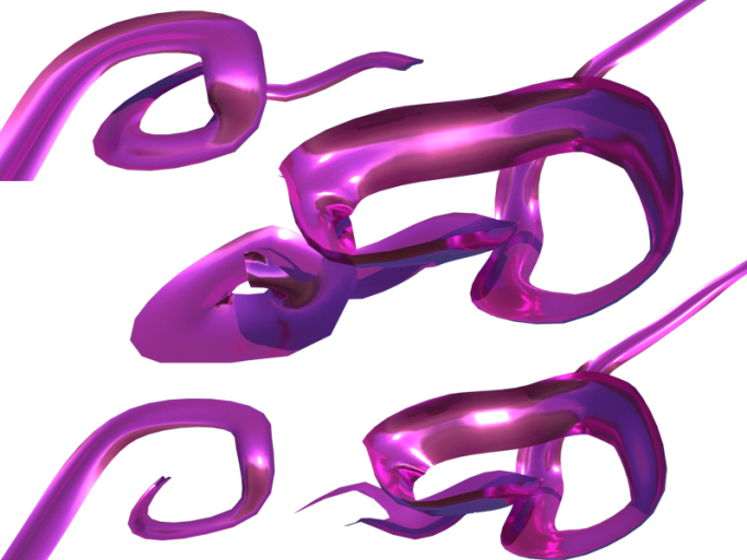原创紫色丝绸飘带丝滑飞舞飘动布料视频素材
