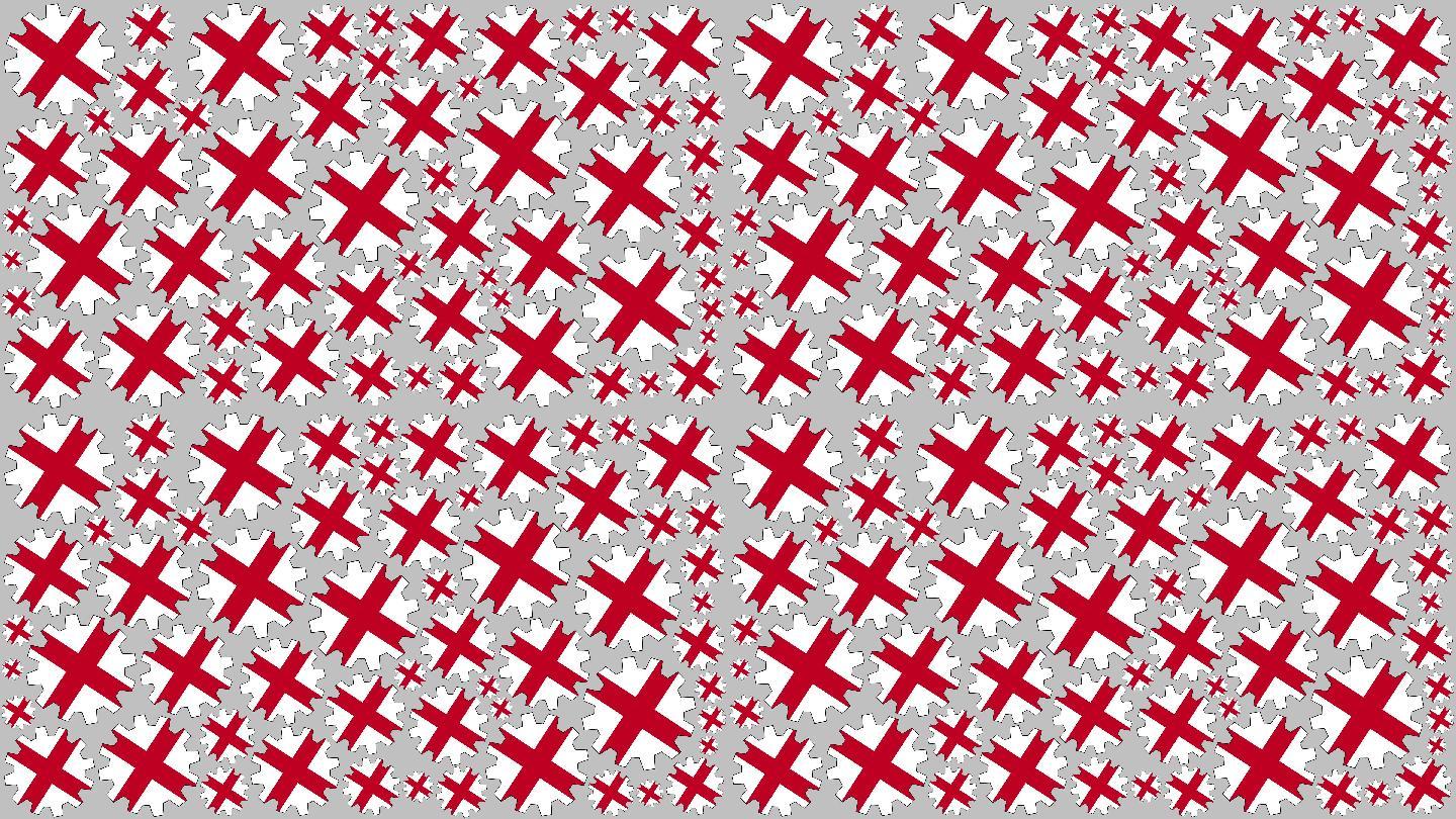瑞士国旗背景特效视频logo抽象