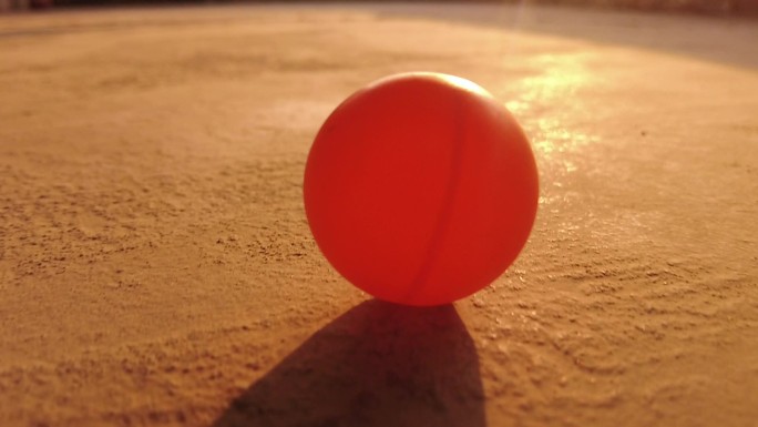 阳光 地板 乒乓球 影子