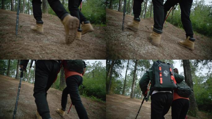 户外登山徒步登山鞋 大黄靴  登山包