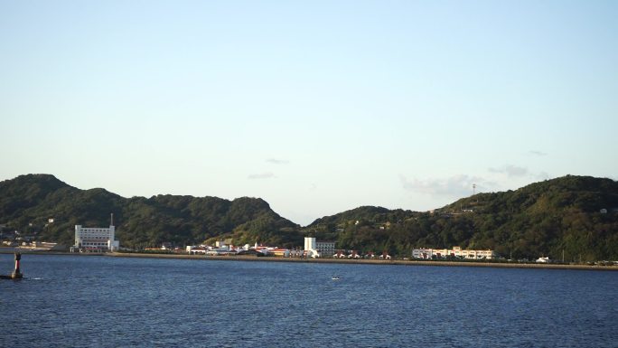 日本长崎港港口风光