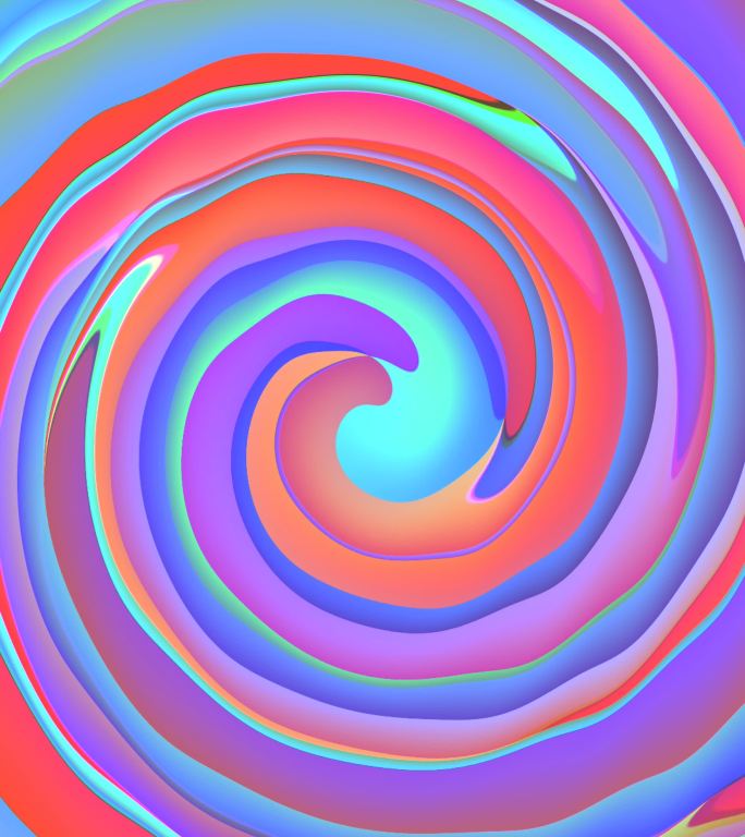 彩色抽象流体波背景