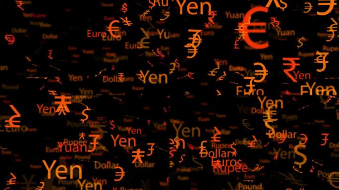 货币名称和符号财经股市欧元人民币