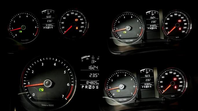 汽车仪表台仪表时速表转速表刻度汽车油表