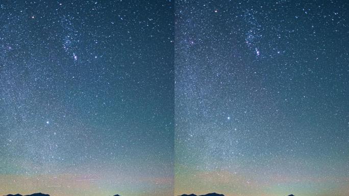 4K竖屏 安徽黄山 银河星空户外天文摄影