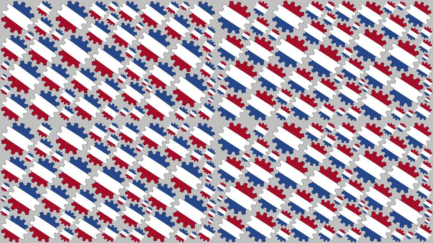荷兰国旗背景视频素材动态纹理抽象概念