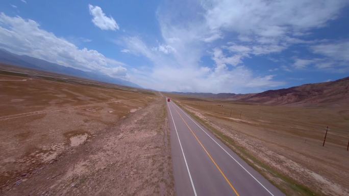 中国新疆 独库公路大环线穿越机航拍素材