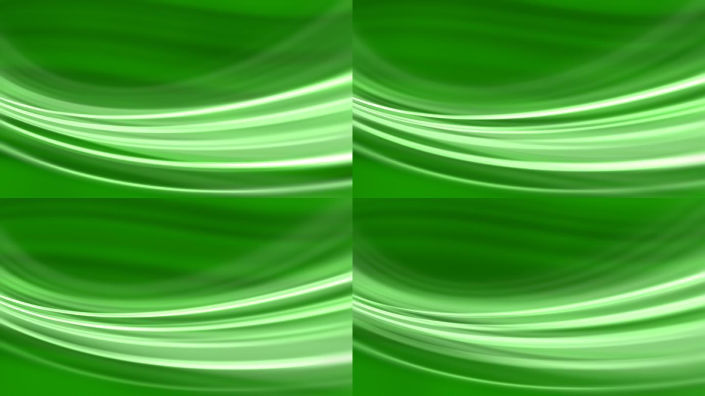 丝绿流波背景简洁底板光丝光束光效线条