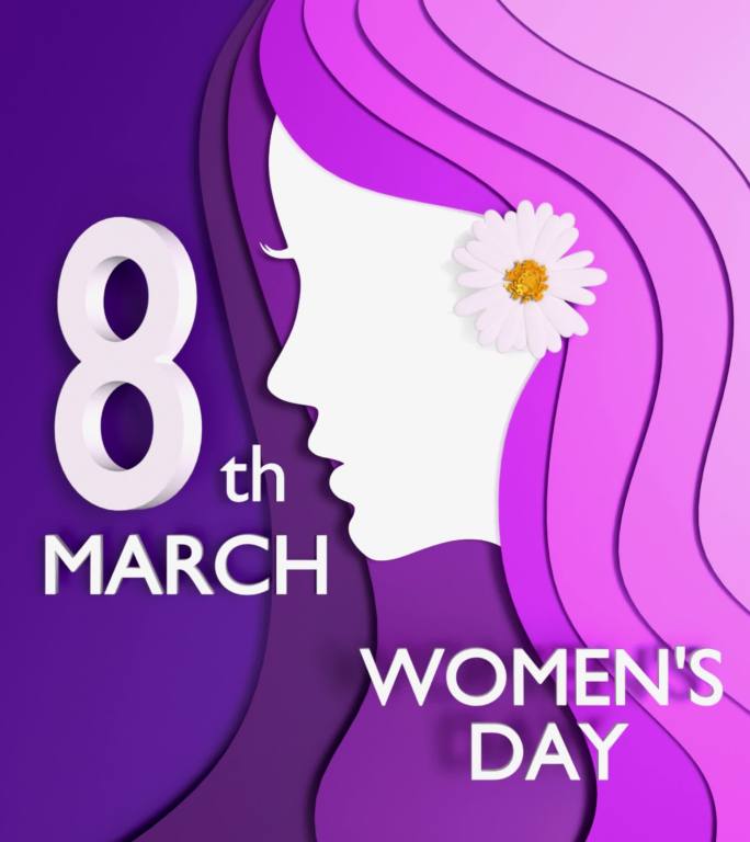 3月8日国际妇女节庆典贺卡