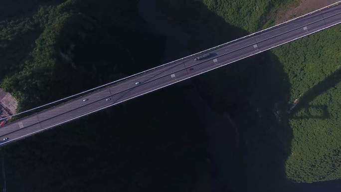 世界第一高桥四渡河大桥4K航拍