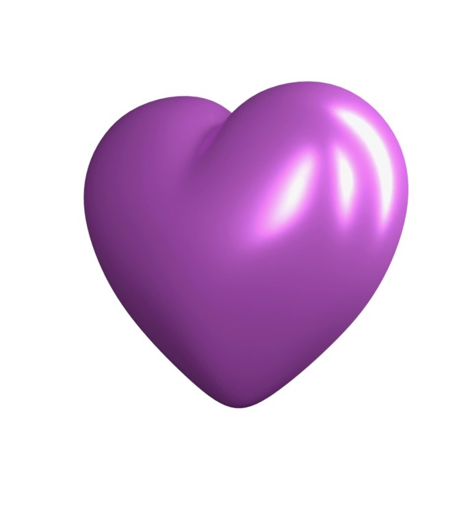 情人节紫色的心形图案