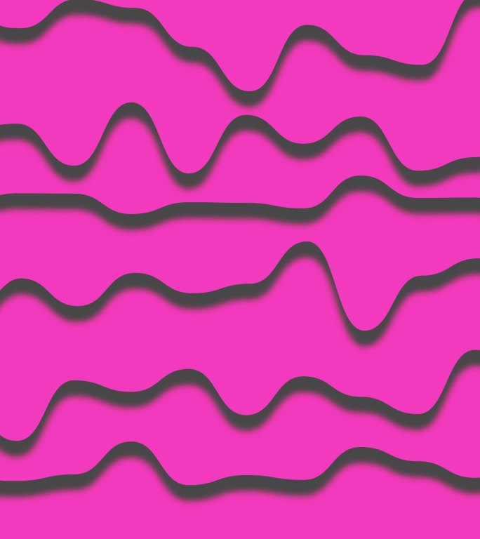 4k粉色抽象摇摆线背景