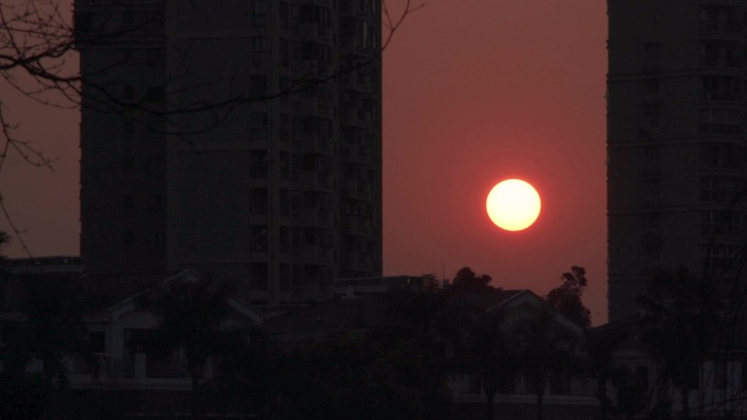 夕阳素材