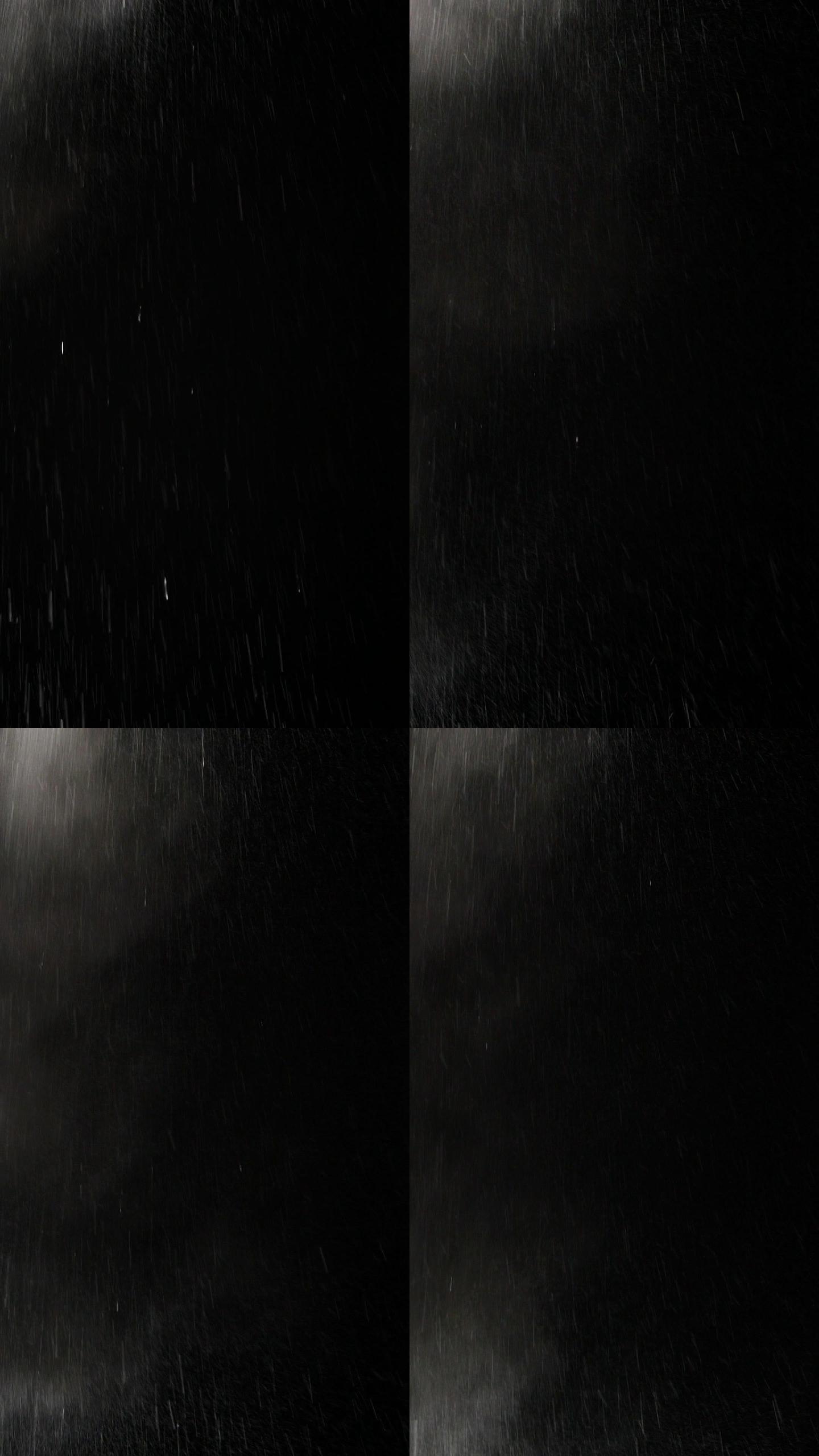 雨季竖屏竖版抖音视频合成元素
