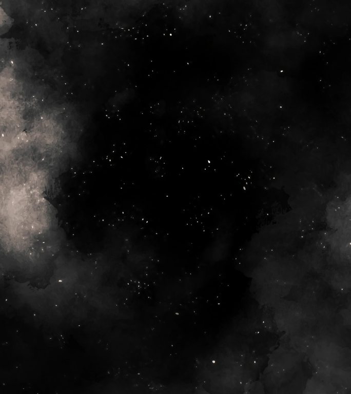 4k抽象星系竖屏底板竖版素材黑色烟雾