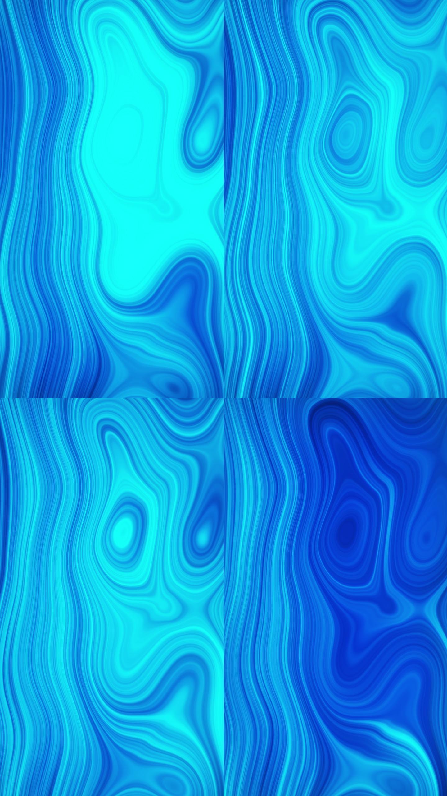 抽象彩色波浪背景特效视频元素简约