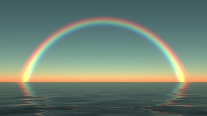 海面彩虹