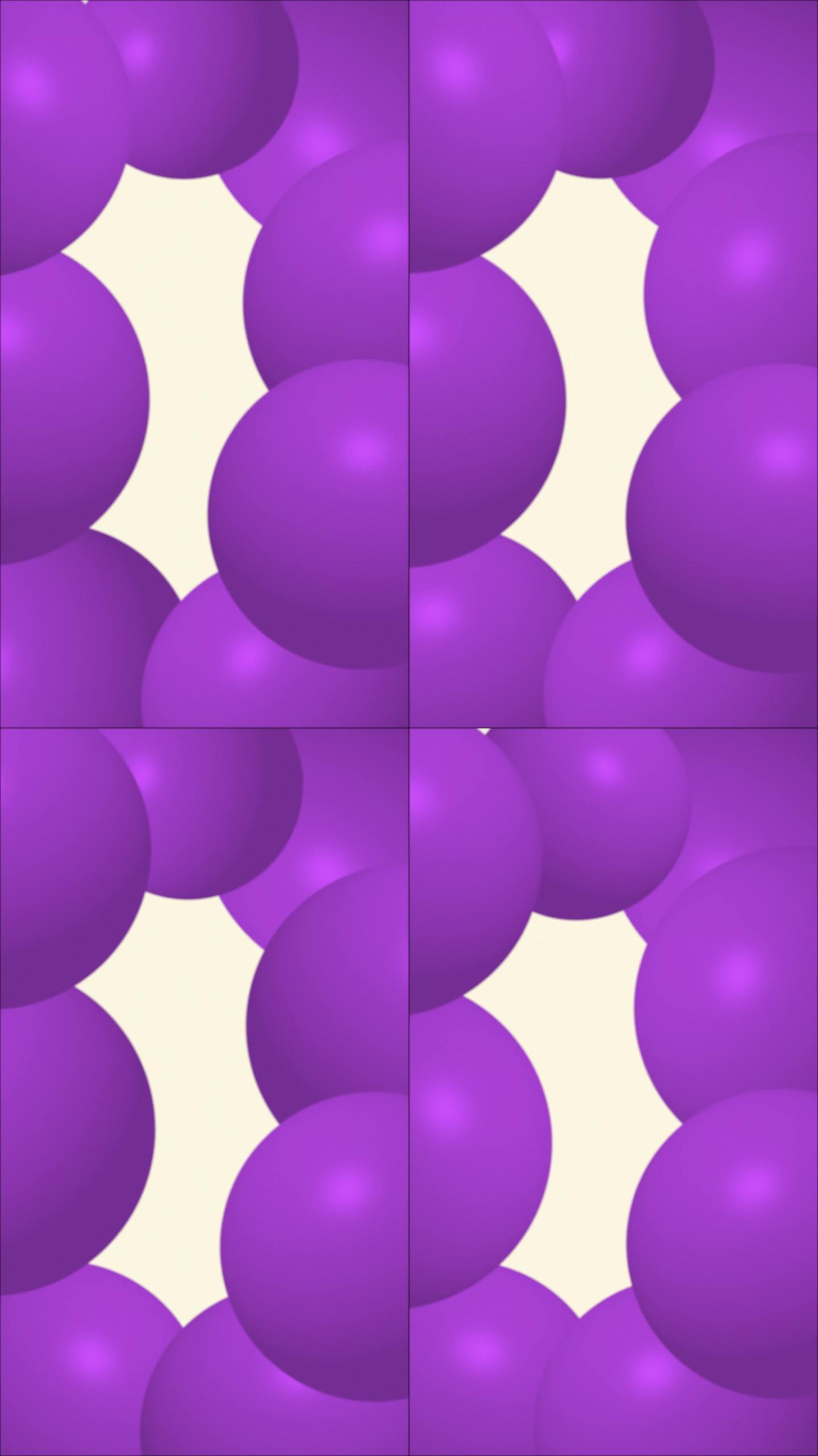 紫色气球背景竖屏竖版卡通动漫三维3d