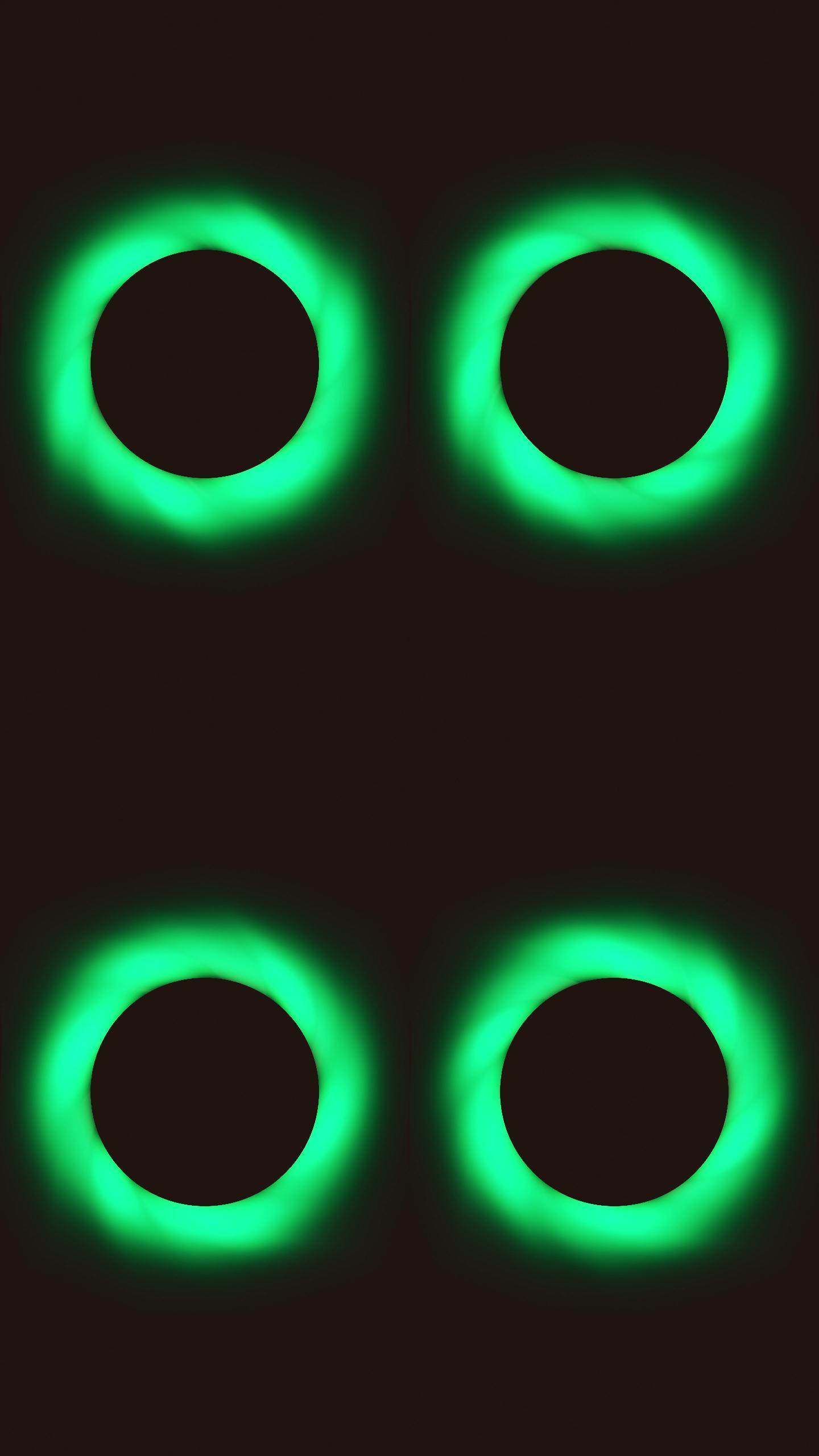 发光霓虹灯圆环元素栏目抽象