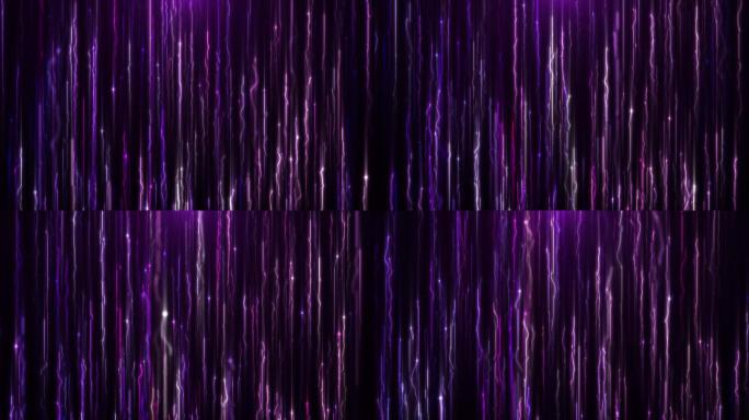 紫色流动光效粒子