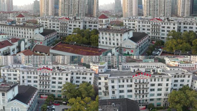 4K原素材-航拍上海儿童医院