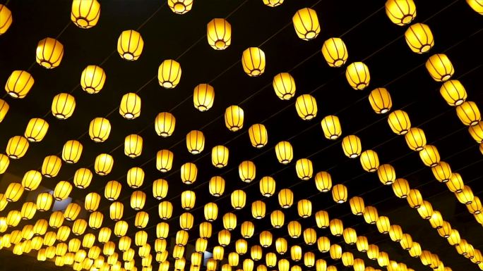 重庆弹子石新年节日气氛氛围灯光展览