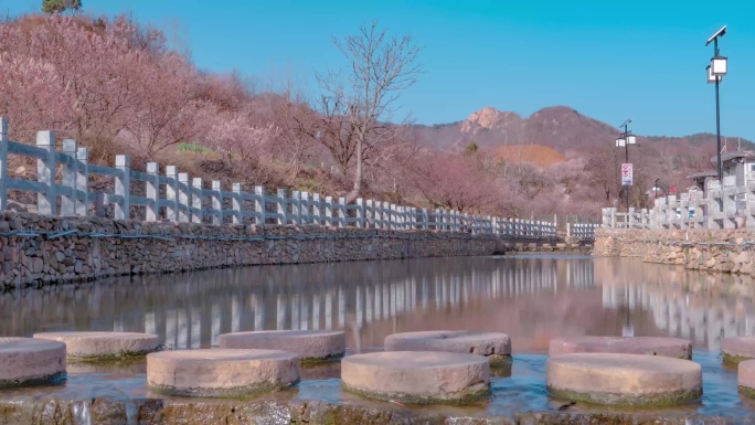 4K青岛西海岸九上沟风景区