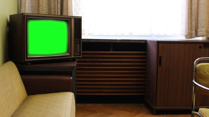 复古电视，复古客厅