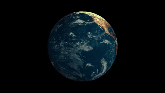 行星地球特效视频背景舞台背景