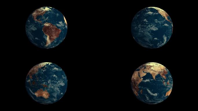 行星地球特效视频背景舞台背景