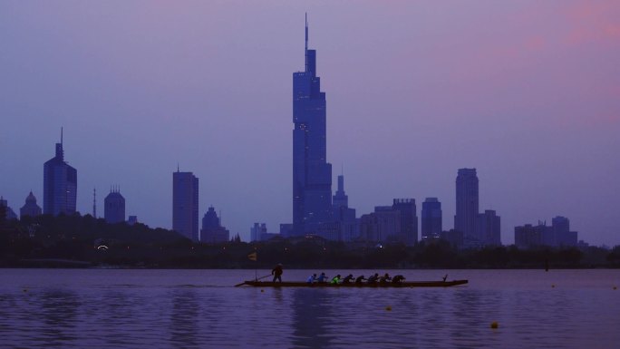 南京玄武湖夜色