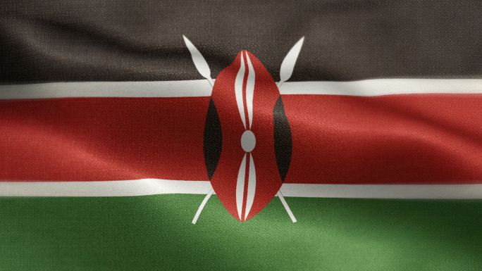 肯尼亚国旗动画特效动画飘动飘扬飘飘素材