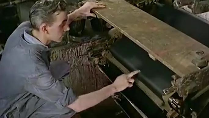 60年代墙纸壁纸制造工艺