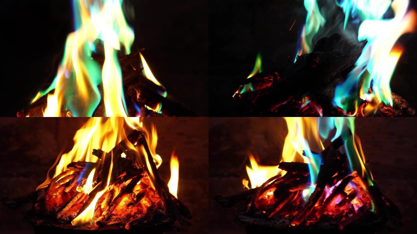 火焰彩色火焰5小片段