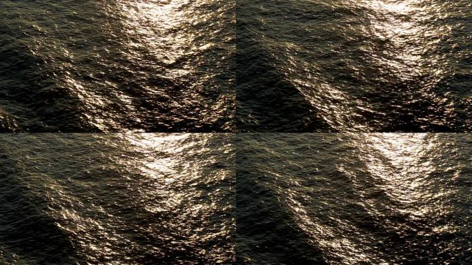海面大海海洋 波光粼粼反射光