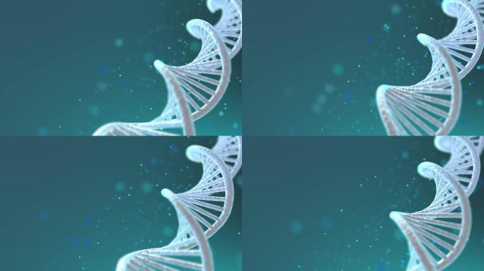 分子螺旋旋转动画基因工程遗传信息RNA