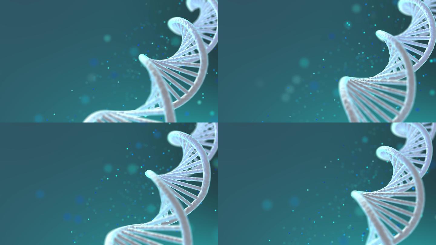 分子螺旋旋转动画基因工程遗传信息RNA