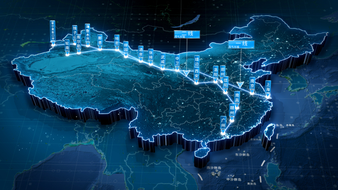 【原创】西气东输科技地图