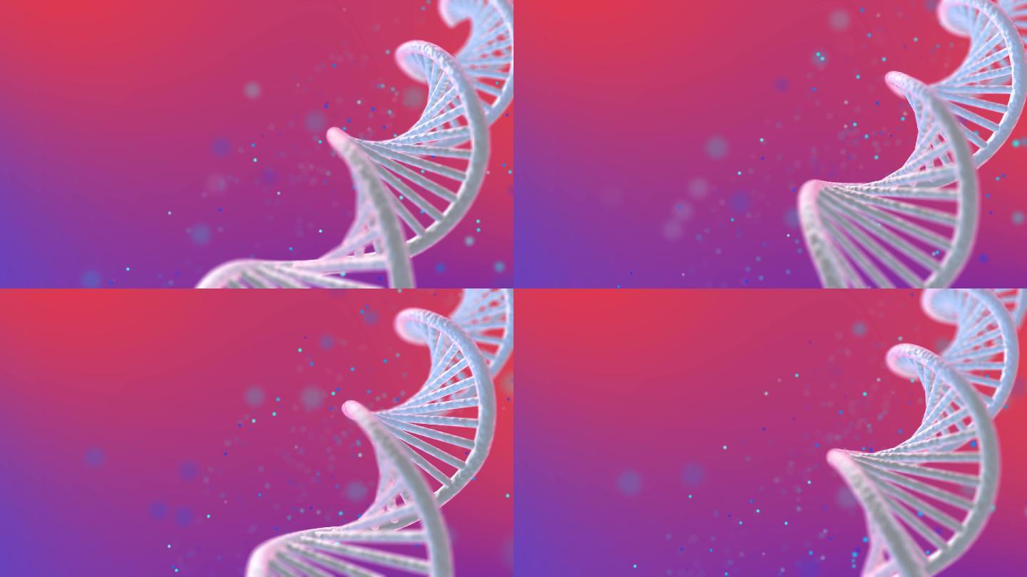 DNA分子螺旋旋转背景