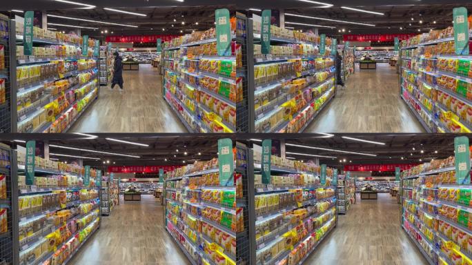 超市膨化食品区